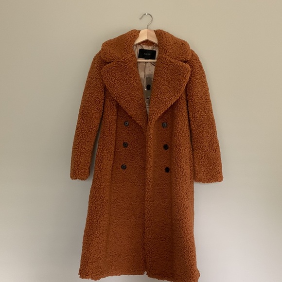 J. Crew Petite double-breasted teddy sherpa topcoat - Picture 6 of 8